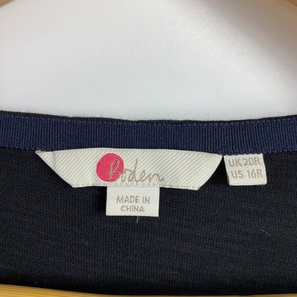 Boden Women's Phoebe Jersey Cotton Pocket J0148 Day Dress Size US 16R - Picture 7 of 15